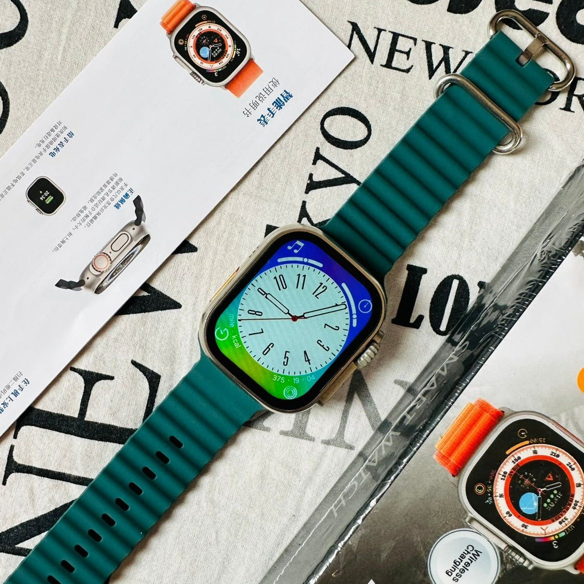 T900 Ultra Smart Watch | Green 49mm