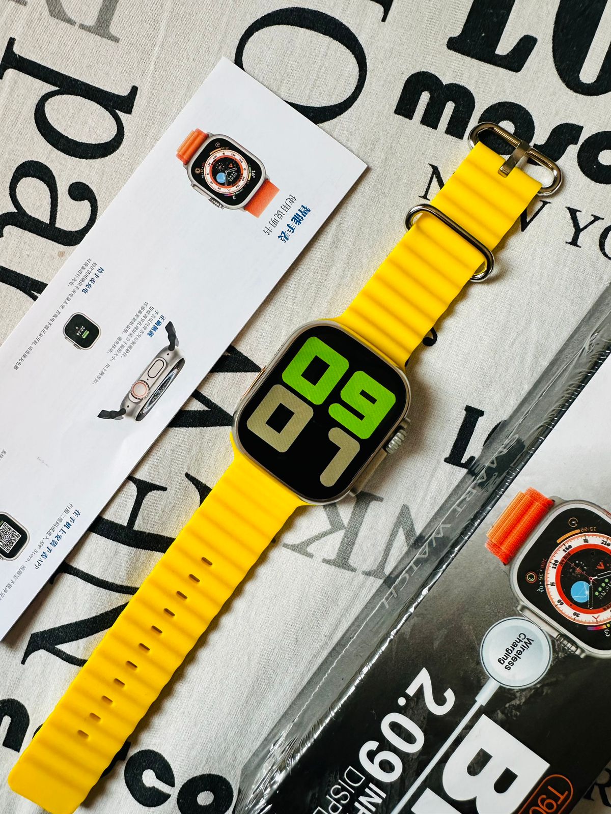 T900 Ultra Smart Watch | Yellow 49mm