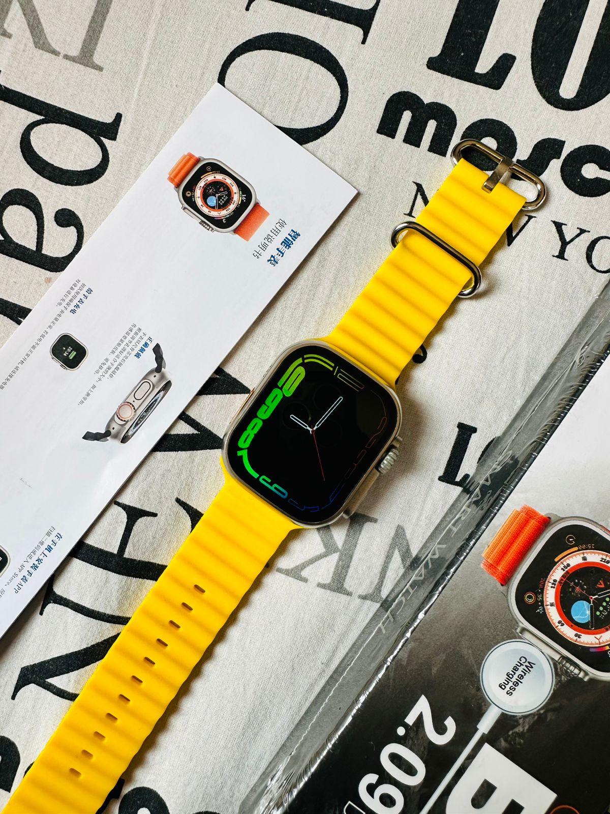 T900 Ultra Smart Watch | Yellow 49mm