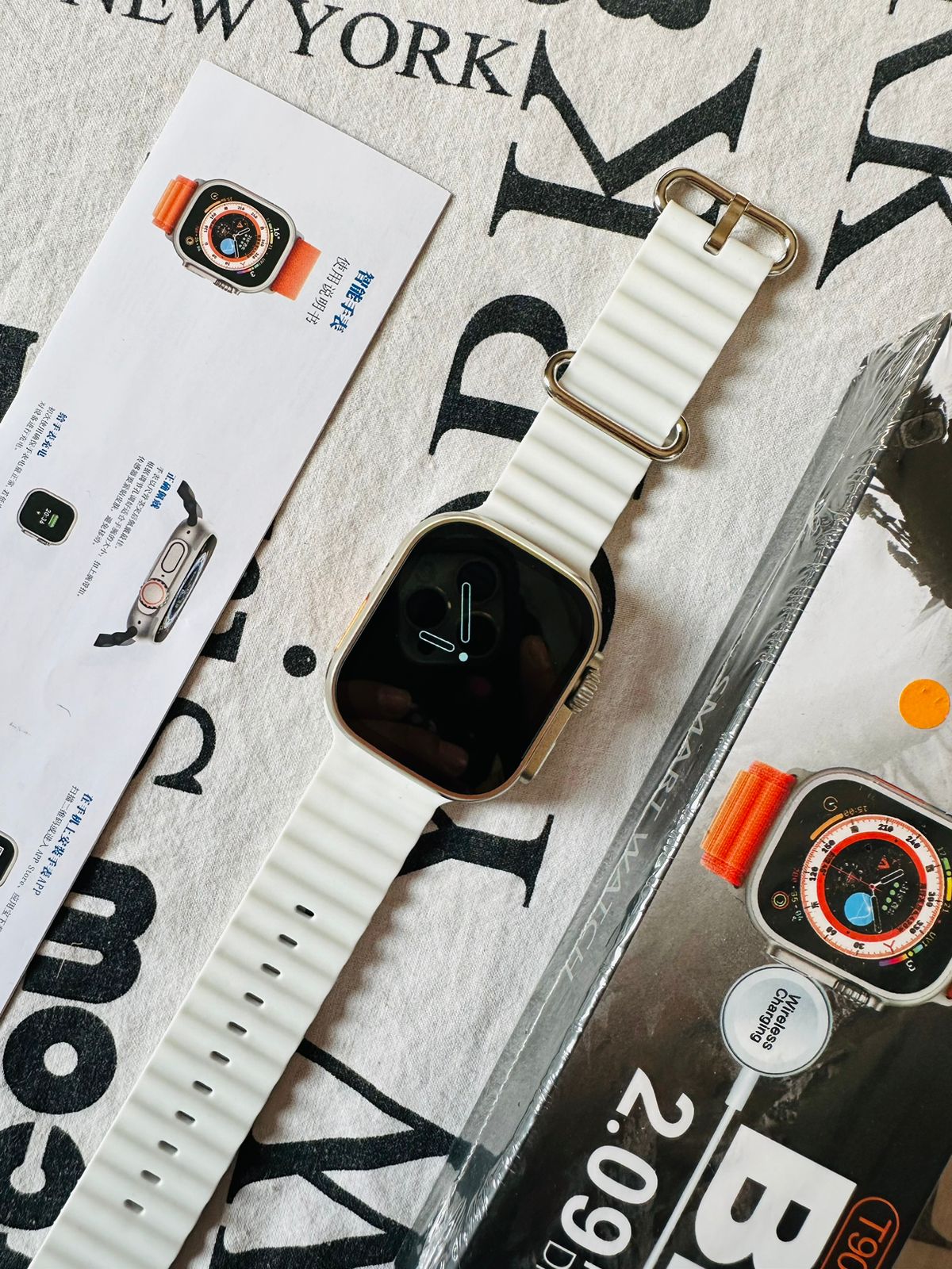 T900 Ultra Smart Watch | White 49mm