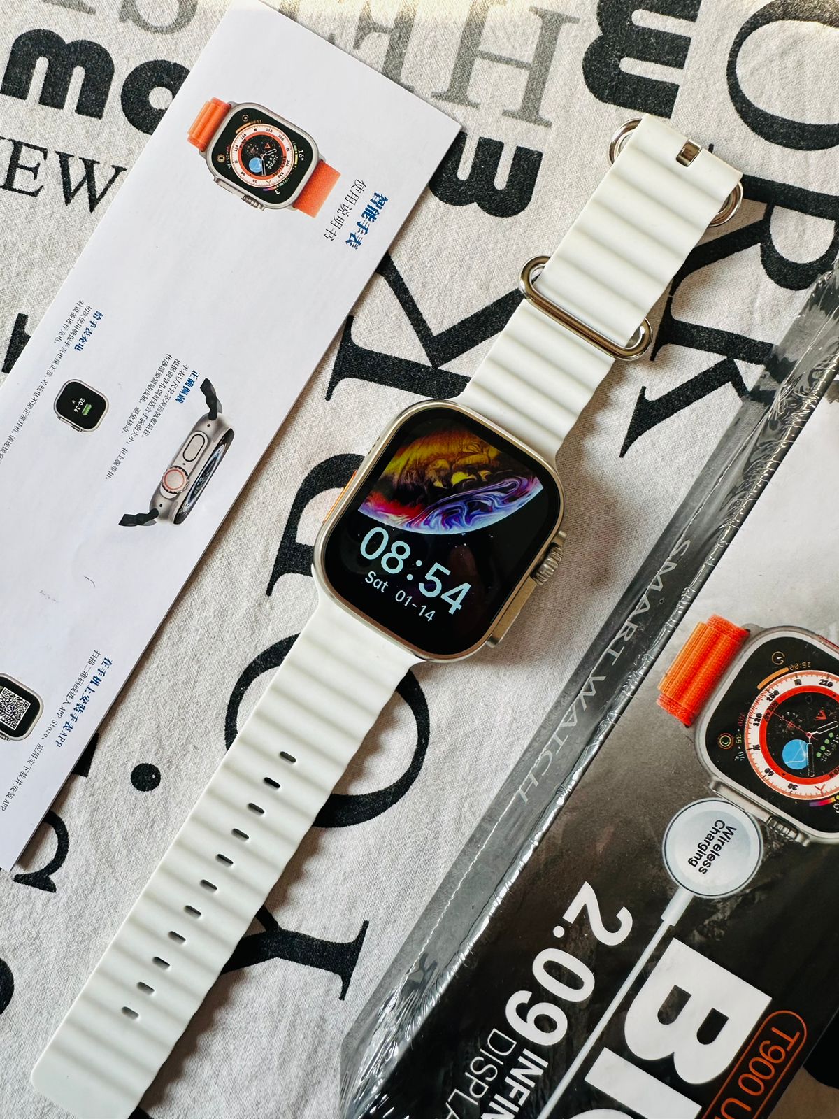 T900 Ultra Smart Watch | White 49mm